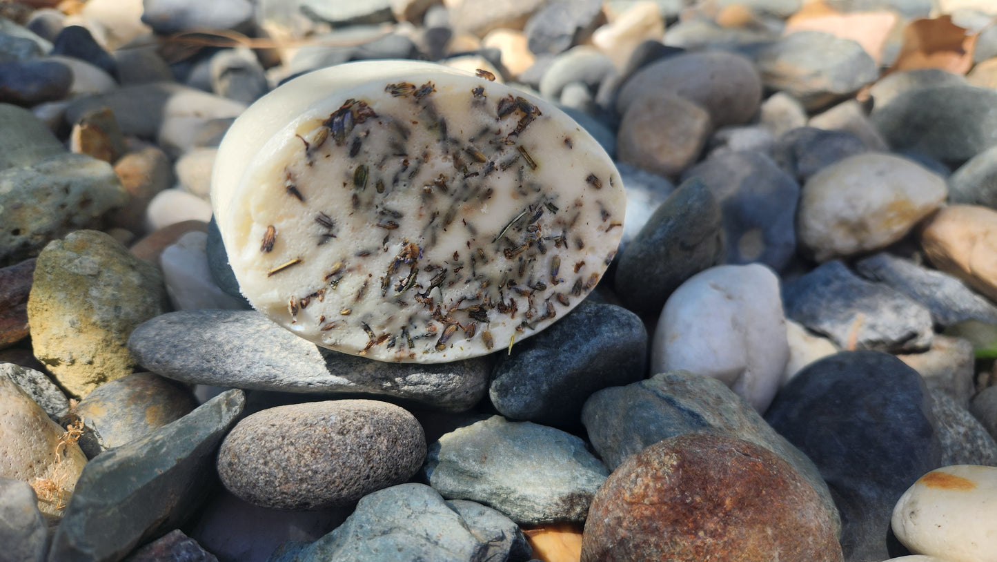 White Pepper & Lavender Goat Milk Massage Soap Bar